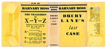[QUEEN, ELLERY.] [DANNAY, FREDERICK and LEE, MANFRED B.] Drury Lanes Last Case.